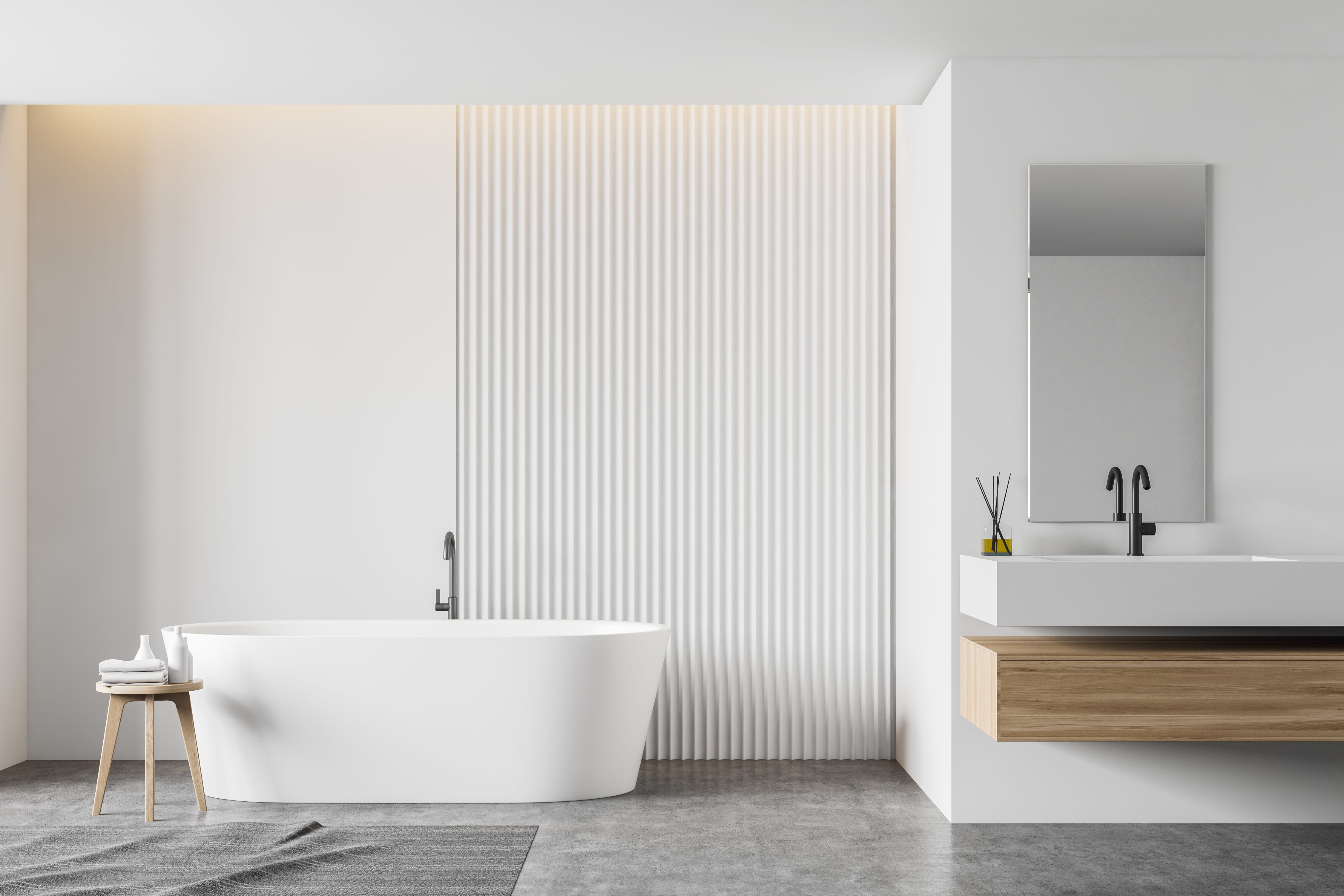 Open Concept Bathroom